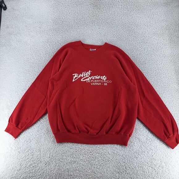 Vintage Ballet Concierto De Puerto Rico Sweater Mens M Hanes Varna 1988 Crew - Picture 2 of 10